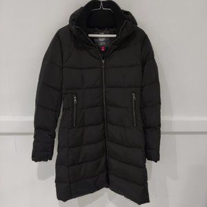NWoT DEFECT Vince Camuto Women's Long Puffer Jacket Black Size S $180 O174